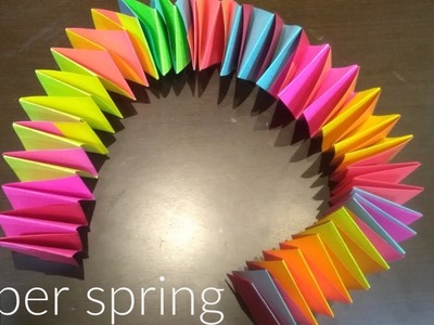 Paper spring craft. how to paper spring craft.