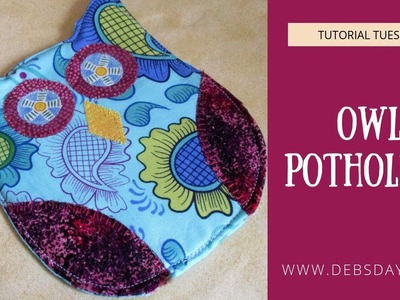 Sew an Owl Potholder for the Kitchen Craft Project