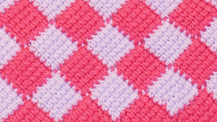 Crochet Entrelac Stitch Tutorial Part II- Crochet Jewel