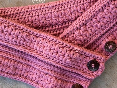 Crochet kristina infinity cowl scarf by renata