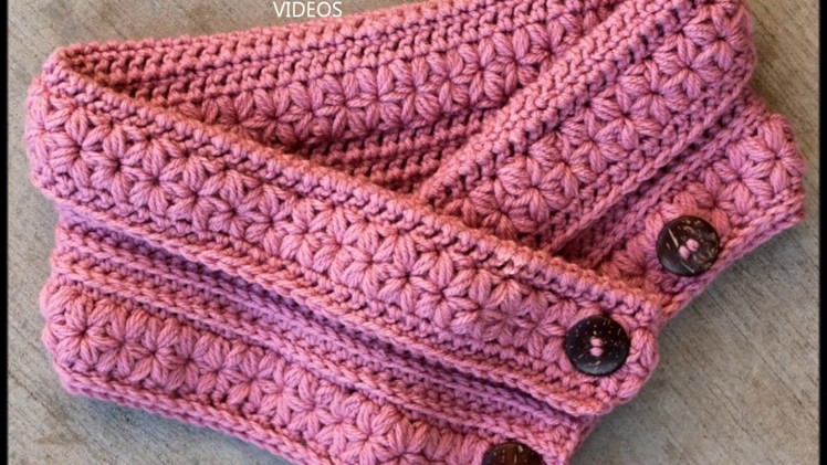 Crochet kristina infinity cowl scarf by renata