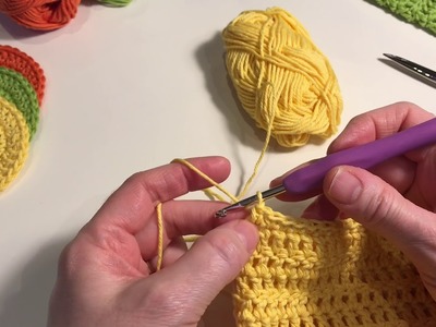 Crochet shower-mitten - Easy to make