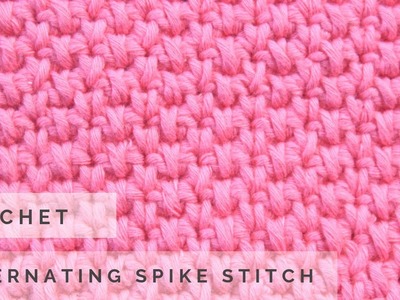 Crochet spike stitch