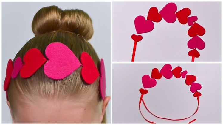 DIY Headband "Hearts" ???? Valentine's Day ???? Hand Made