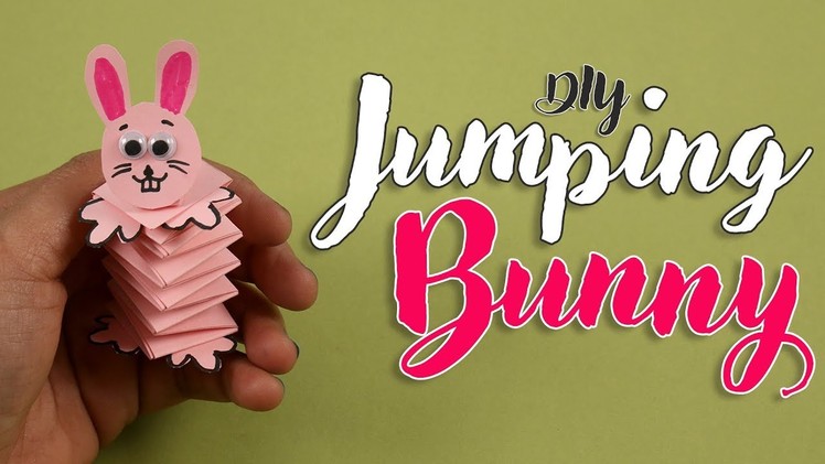 DIY Jumping Bunny | How to Make Jumping Bunny With Paper | Origami Tutorial For Kids | Art And Craft