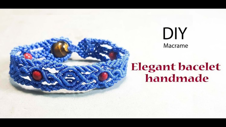 DIY macrame bracelet - how to make an macrame  Elegant bracelet by Thaohandmade