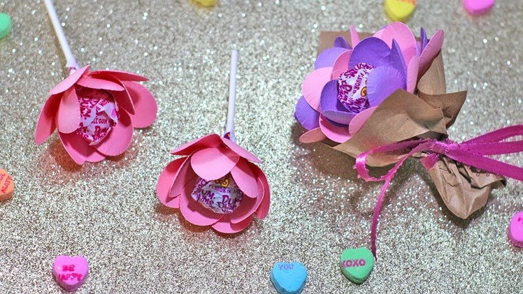 DIY Mini Lollipop Flower Bouquet! ???? Papercrafts
