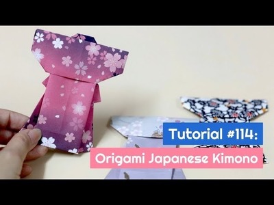 DIY Origami Japanese Kimono Tutorial | The Idea King Tutorial #114