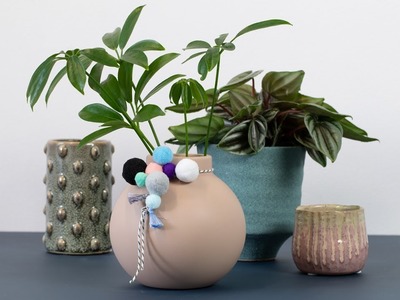 DIY : Personal and playful vase decoration by Søstrene Grene