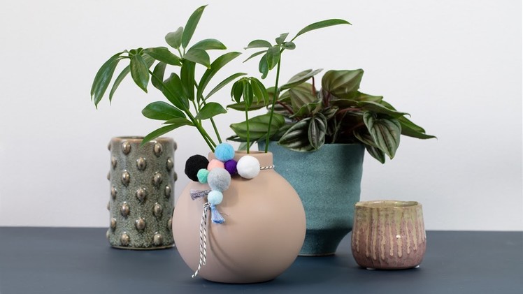 DIY : Personal and playful vase decoration by Søstrene Grene