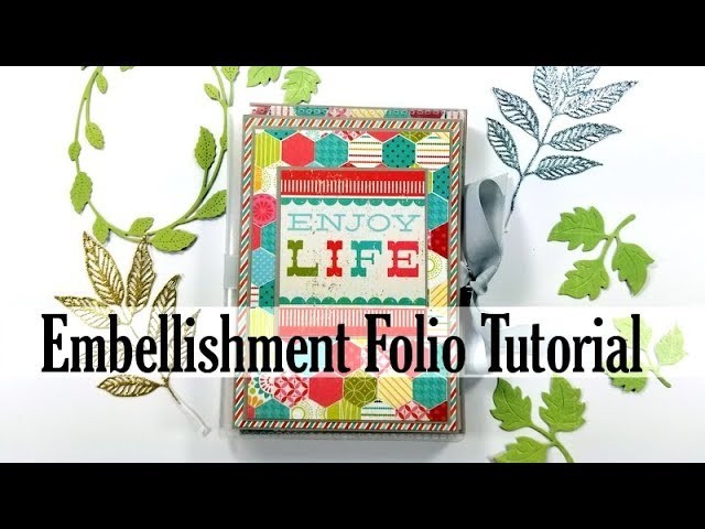 Dollar Store DIY Embellishment Folio Polly's Paper Studio Tutorial DIY How To Process