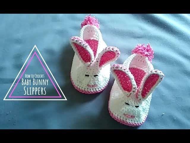 How to Crochet a Baby Bunny shoes Slippers || Baby Shoes