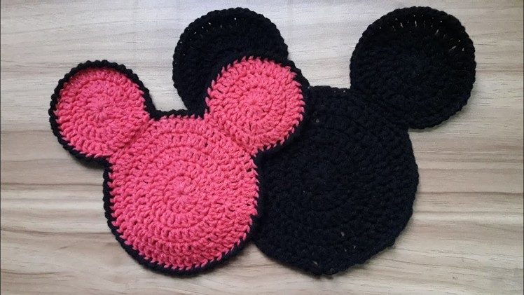 How to Crochet Mickey Mouse Coaster | Happy New Year Special