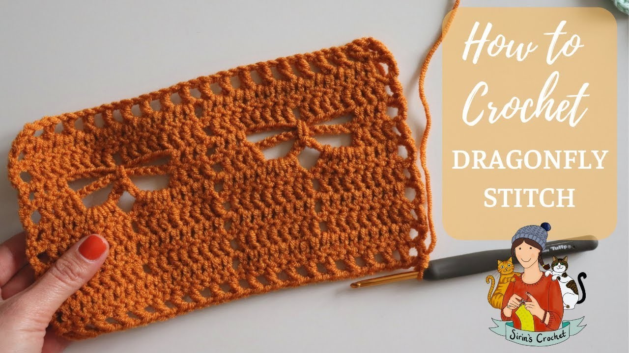 How To Crochet The Dragonfly Stitch 4852