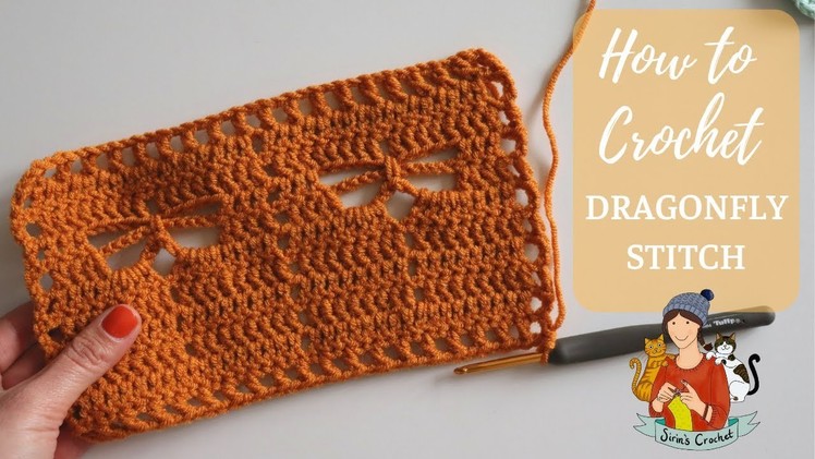 How to Crochet the Dragonfly Stitch
