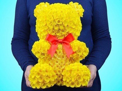How to make a Flower Bear | DIY Valentine's Day Gift Idea