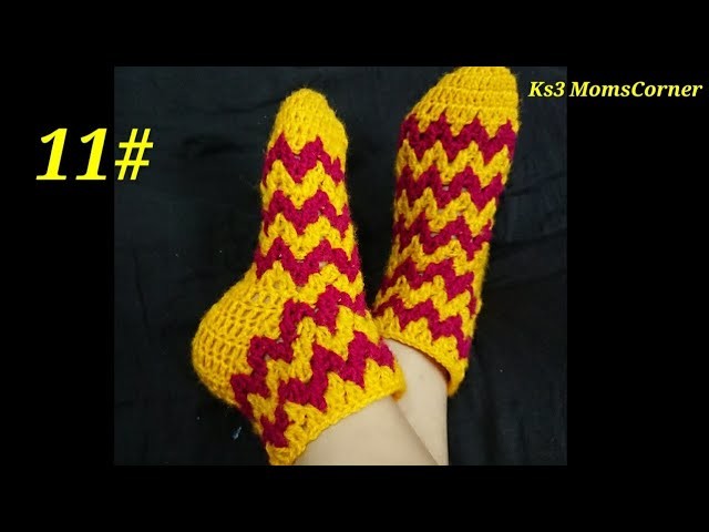 How to Make Beautiful Socks | how to crochet socks for women in hindi