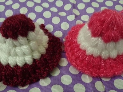 How to make puff stitches bennie, Beautiful matching Cap. Hat for  kanha ji, laddu gopal ji
