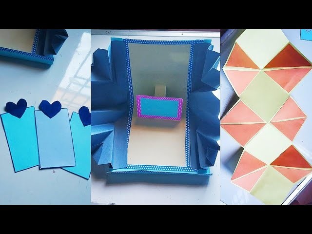 How to make Scrapbook Pages.  3 different Cards Ideas. DIY Scrapbook Tutorial Part four