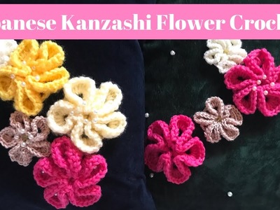 Japanese Kanzashi Flower Crochet