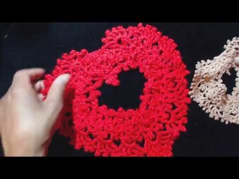 Lacey Crochet Heart