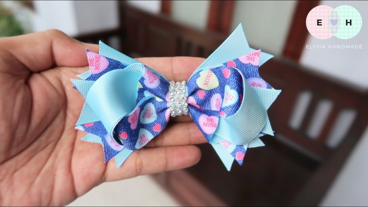 Laço De Fita ???? Ribbon Bow Tutorial #13 ???? DIY by Elysia Handmade