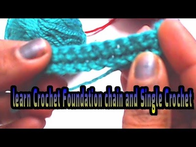 Lesson-1 crochet chain tutorial