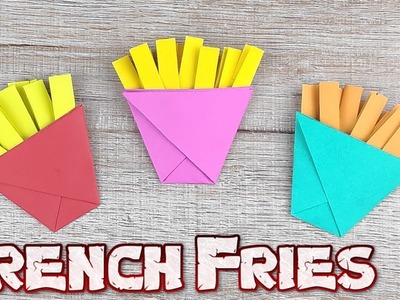 Origami French Fries | How to Fold an Origami French Fries Tutorials | DIY Paper Food Step by Step