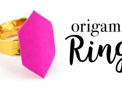 Origami Ring Tutorial - Valentine's Day DIY - Paper Kawaii