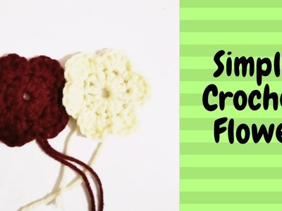 SIMPLE CROCHET FLOWER
