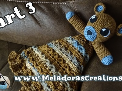 Teddy Bear Lovey Part 3 - Right Handed Crochet Tutorial