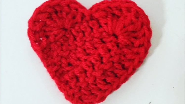 Very Easy Crochet Heart for beginners