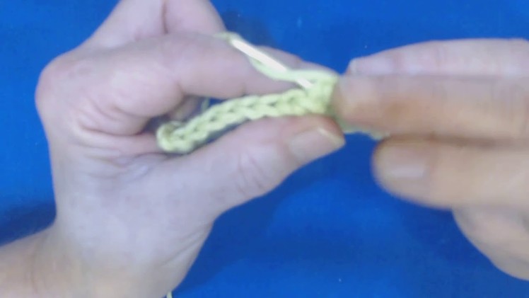 Video tutoriales de tejidos en crochet punto en relieve por detras