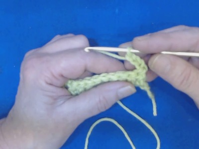 Video tutoriales de tejidos en crochet punto en relieve por delante