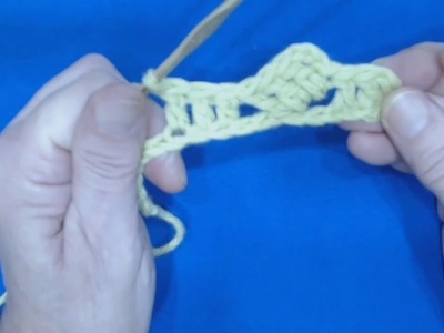 Video tutoriales de tejidos en crochet punto fantasia n° 47
