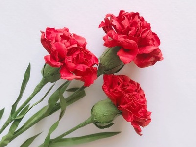 ABC TV | How To Make Carnation Paper Flower #1 | Flower Die Cuts - Craft Tutorial