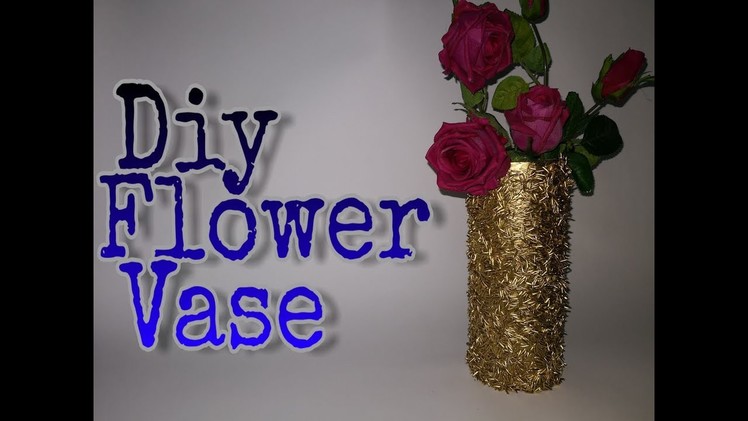 Diy Flower Vase - How To Make Flower Vase At Home With Cardboard Roll - Best Out Of Waste