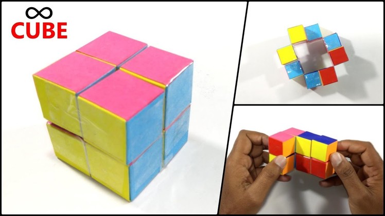 DIY INFINITY CUBE - How to Make Amazing Paper Infinity Cube - Endless Playing Cube