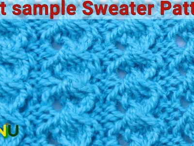 Easy Knitting sweater sample pattern
