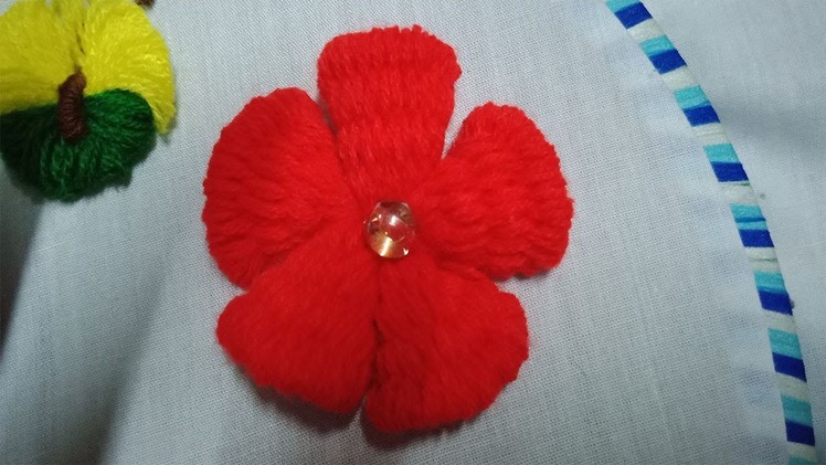 Hand Embroidery #3:  How to make flowers with embroidery thread
