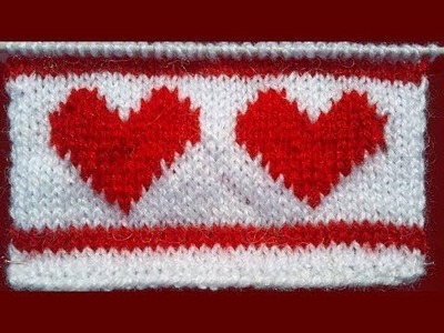 Heart Shaped Knitting Designs ♥ Beautiful Heart Shaped Knitting Pattern