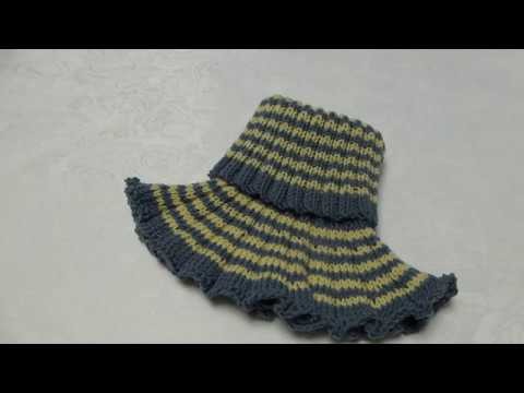 How to knit childrens neckwarmer. pullover scarf, step by step (design 2)