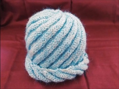 #HOW TO KNITT SPIRAL HAT PATTERN#Spiral topi.Topi bunai# cap design.wool cap for baby