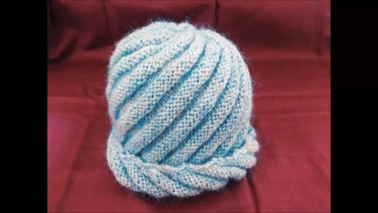 #HOW TO KNITT SPIRAL HAT PATTERN#Spiral topi.Topi bunai# cap design.wool cap for baby