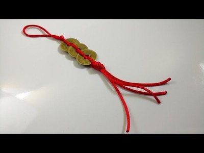 How to Make a Feng Shui 3 Chinese Coins Wall Hanging for Wealth & Good Luck ( Quick & Easy )