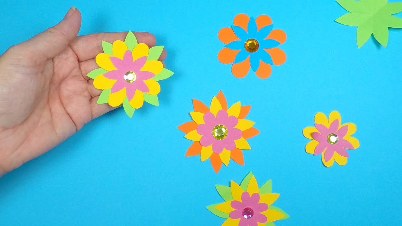 How to Make a Paper Flower | Paper Crafts for Kids