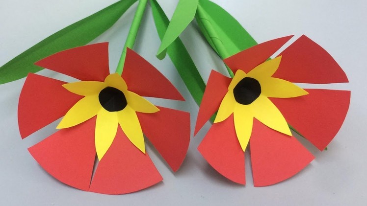 How to Make Beautiful Flower with Paper - Making Paper Flowers Step by Step - DIY Paper Flowers #27