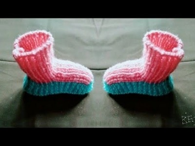 How to make boots for baby | Wool design