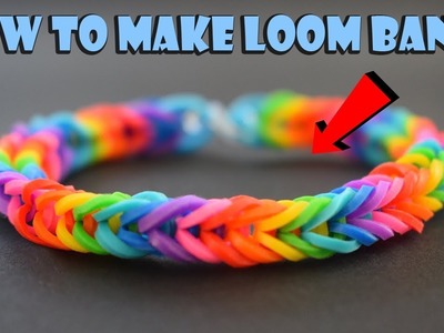 How to Make Loom Bands | Easy Rainbow Loom Bracelet Designs without a Loom
