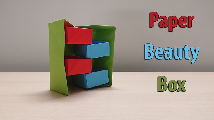 How to make Paper Jewellery Box: DIY Craft : Paper Craft